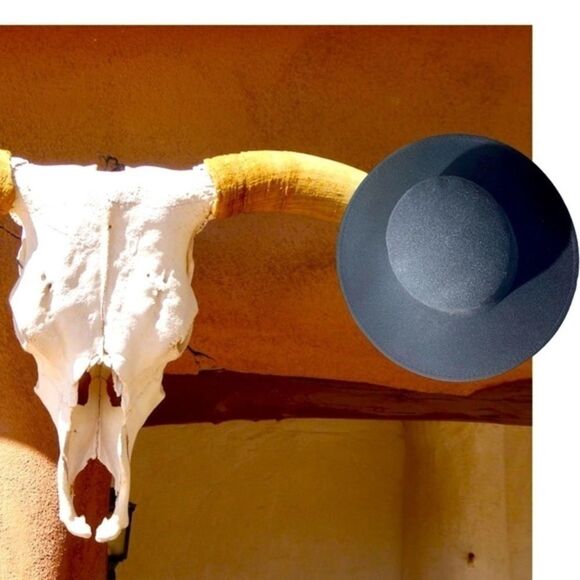 Western Felt Cowboy Hat Size 7 Green or Black - Picture 2 of 14